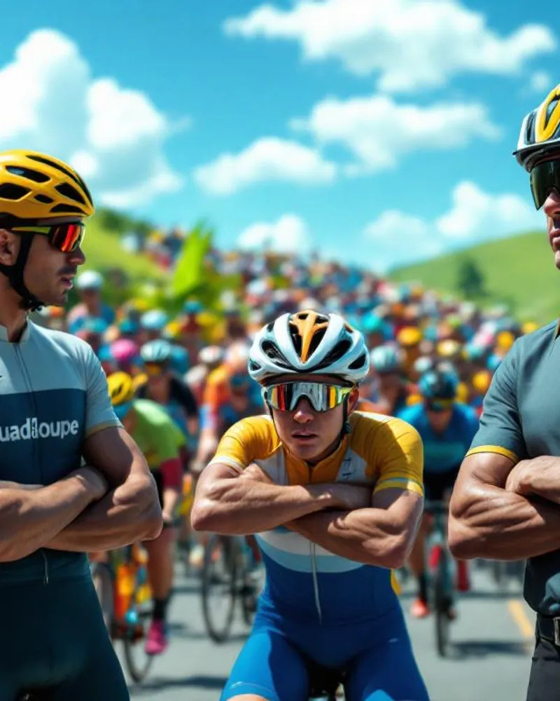 Tour de Guadeloupe 2025 : deux coureurs disqualifiés pour avoir intégré le peloton sans avoir terminé la 2e étape, sous l'œil vigilant du commissaire